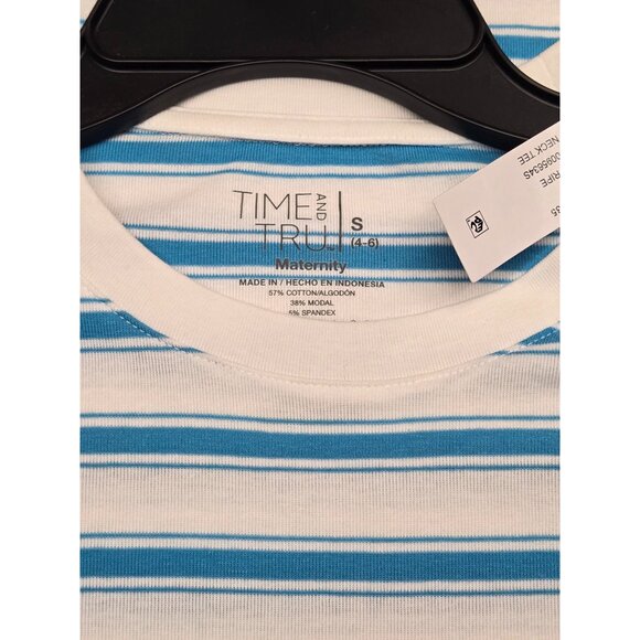 Time and Tru Women's Non-Ruched Maternity T-Shirt Size Small 4-6 NWT - Picture 5 of 5